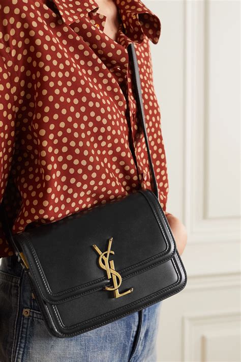 ysl black and white handbag|YSL handbags black with brown.